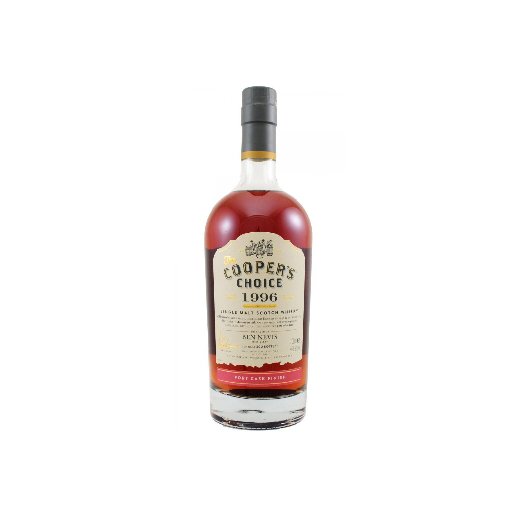Ben Nevis The Cooper's Choice 1996 18 Years Single Malt Whisky