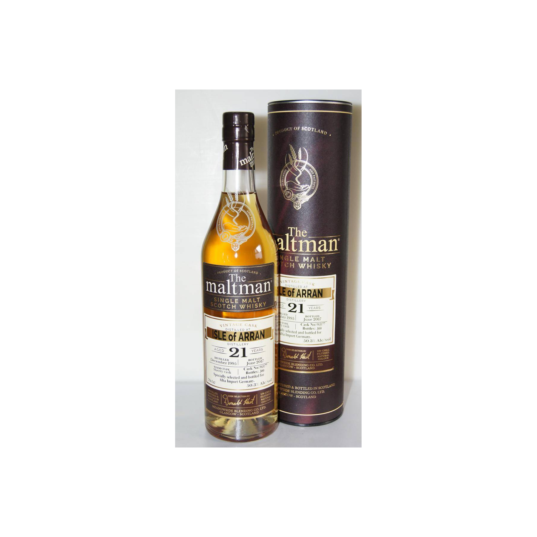 Arran 1995 21 Years Single Malt Whisky