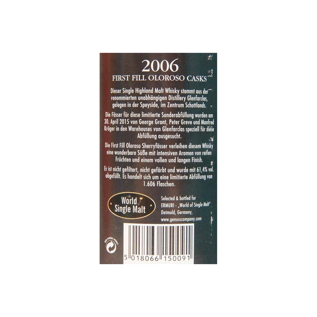 Glenfarclas 2006 8 Years Single Malt Whisky 3