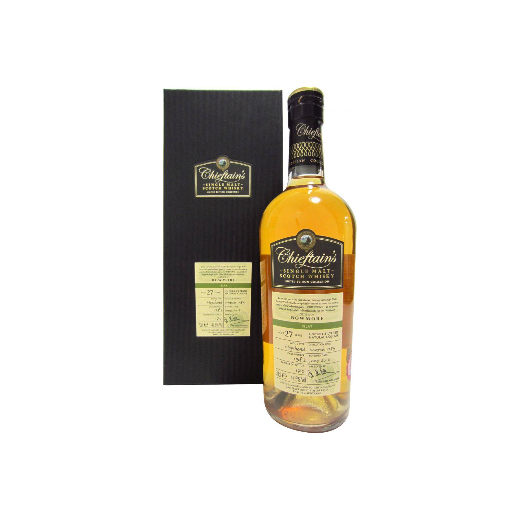 Bowmore 1989 27 Years Single Malt Whisky 2