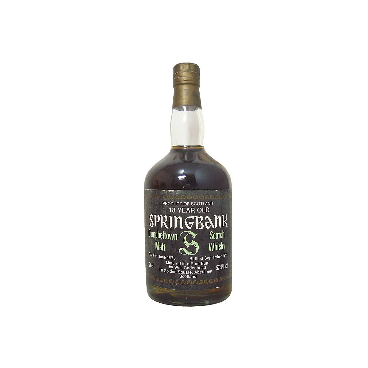 Springbank 1973 18 Years Single Malt Whisky