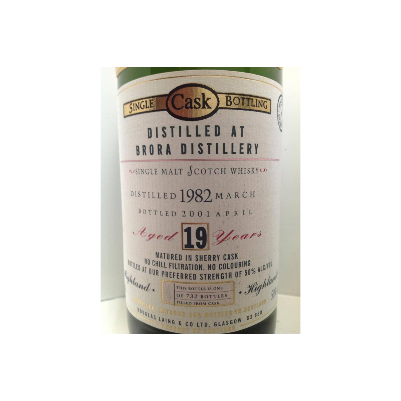 Brora Old Malt Cask 1982 19 Years Single Malt Whisky 2