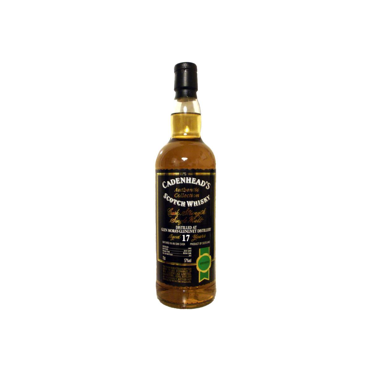 Glen Moray Authentic Collection 1992 17 Years Single Malt Whisky
