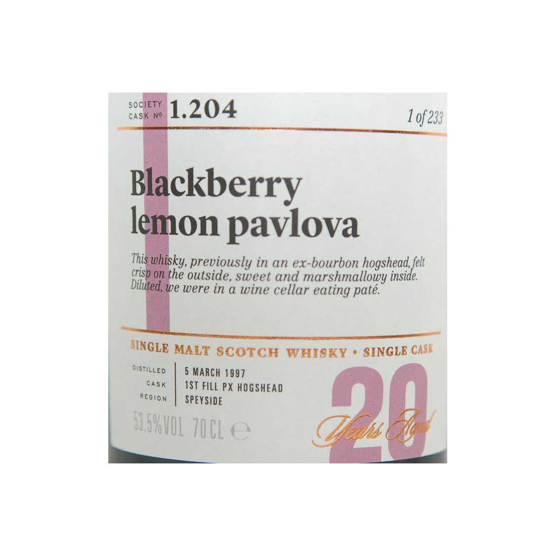 The Scotch Malt Whisky Society 1997 20 Years Single Malt Whisky 2