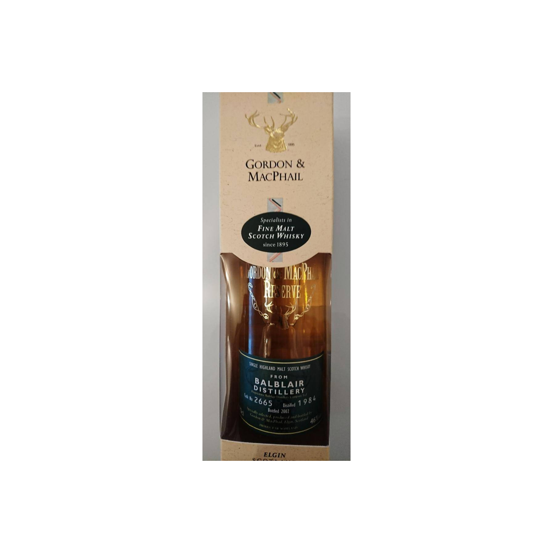Balblair Reserve 1984 18 Years Single Malt Whisky 2