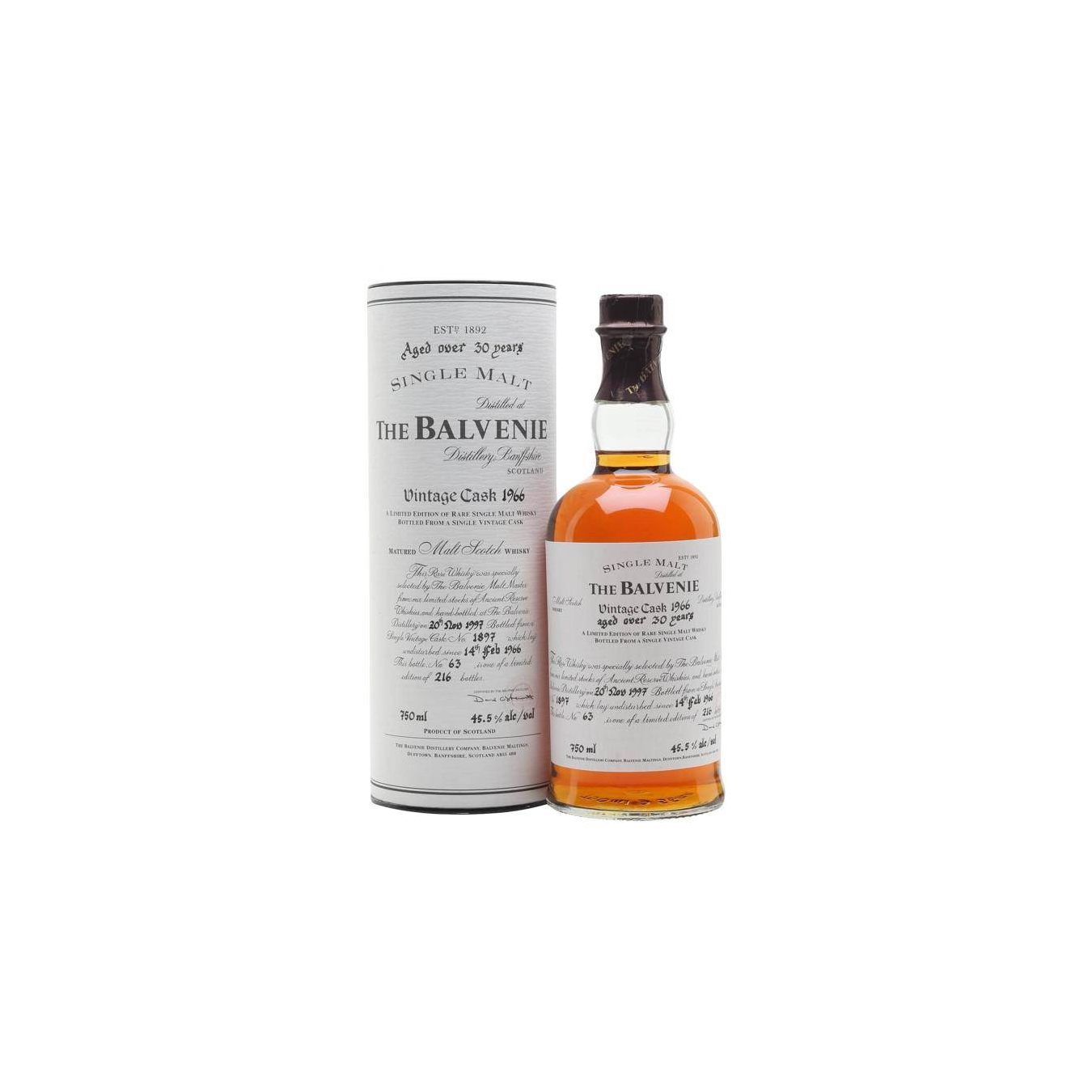 The Balvenie 1966 31 Years Single Malt Whisky