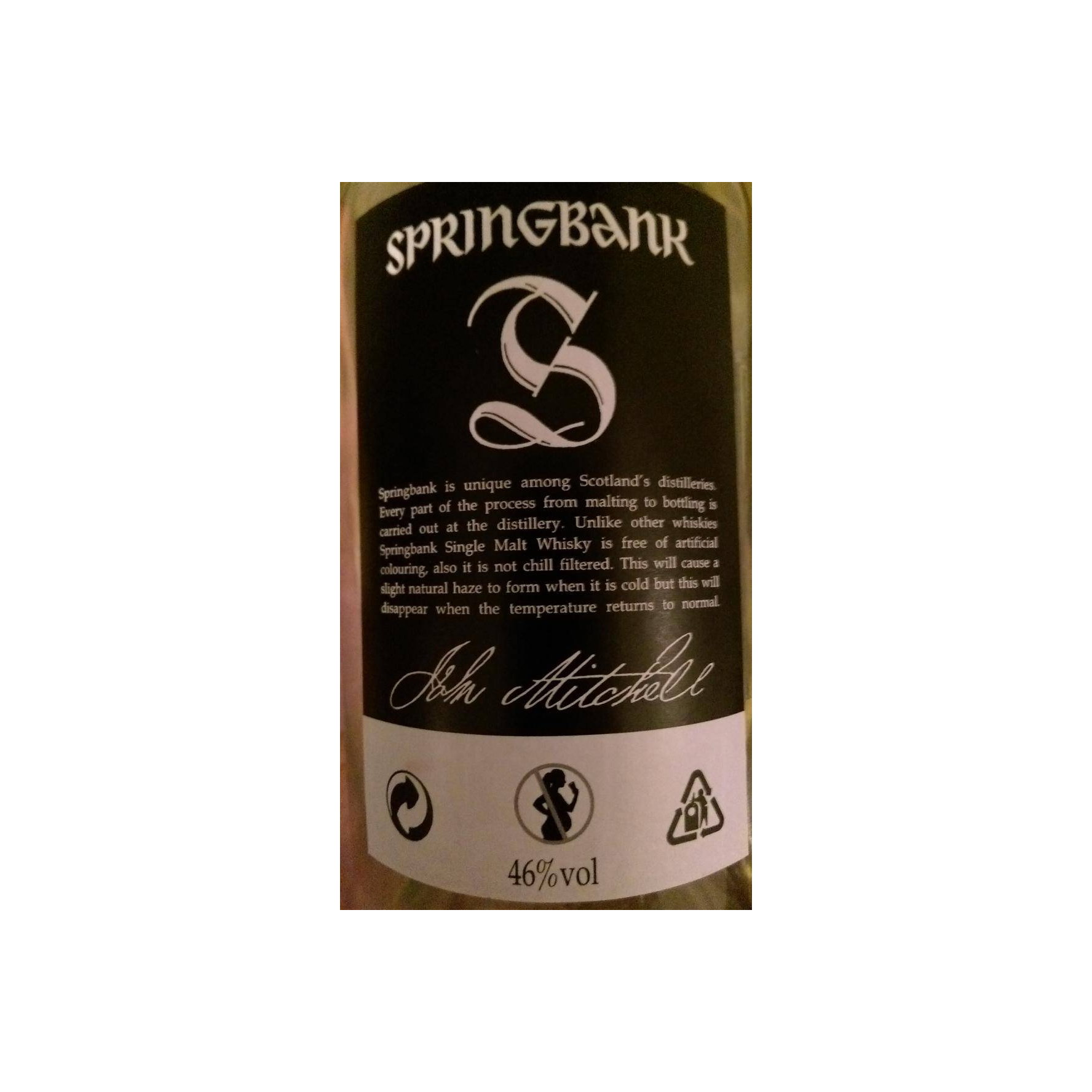 Springbank 18 Years Single Malt Whisky 3