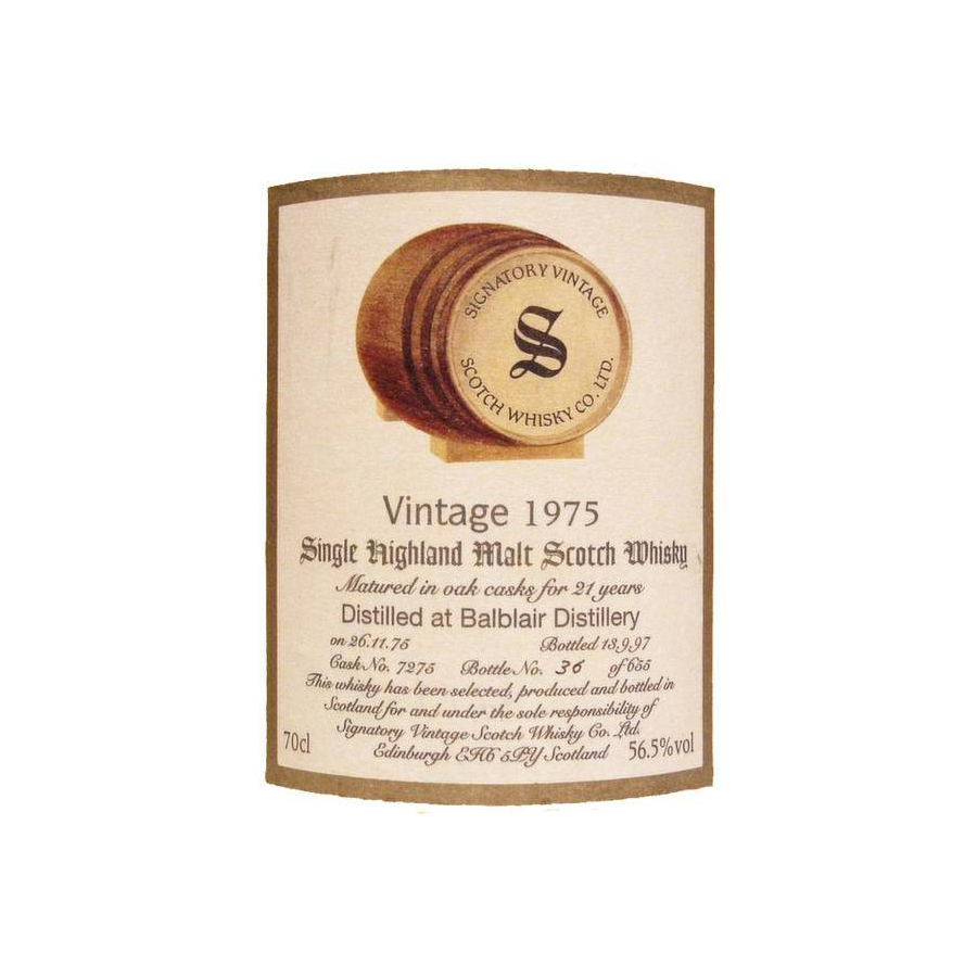 Balblair Vintage Collection - Dumpy 1975 21 Years Single Malt Whisky 2