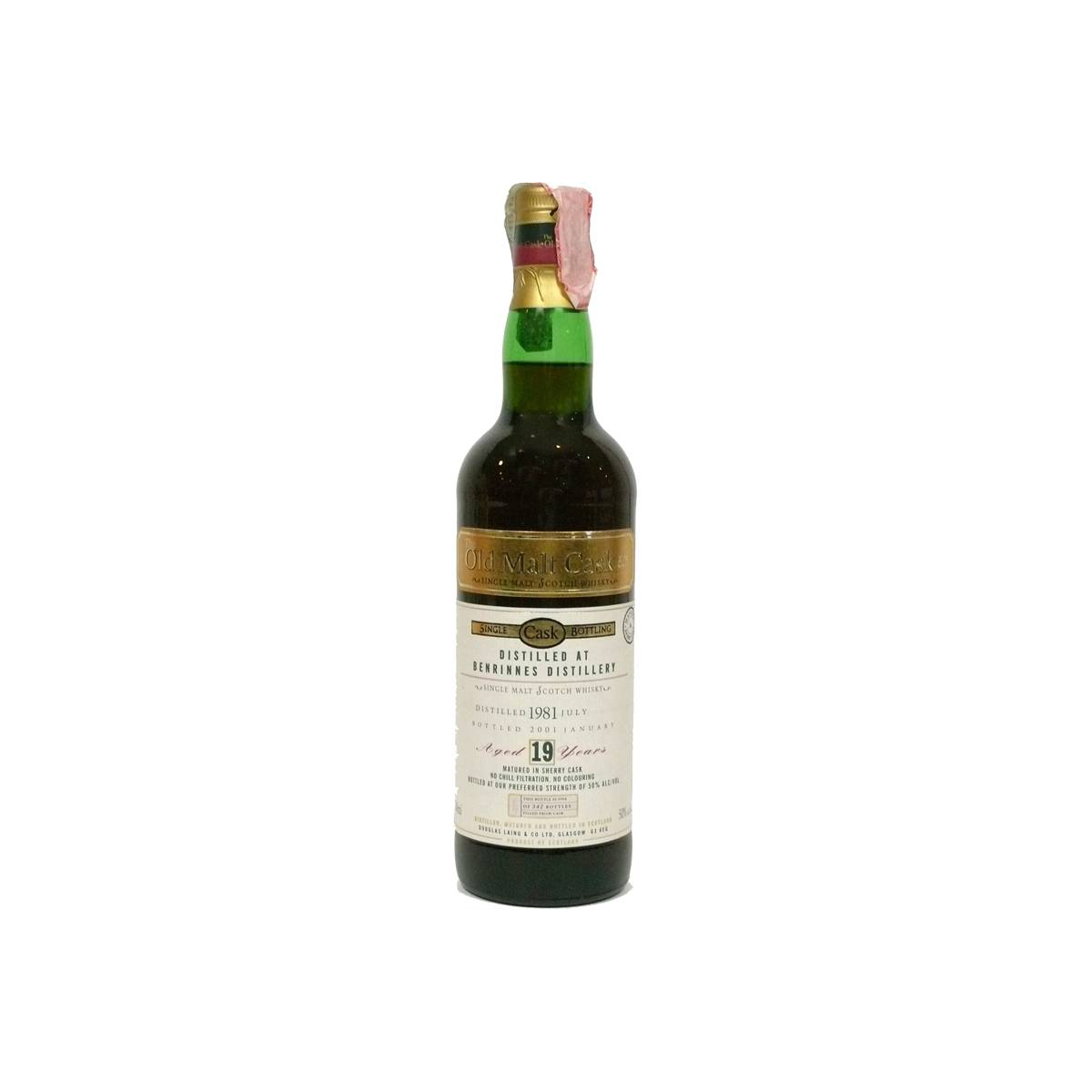Benrinnes Old Malt Cask 1981 19 Years Single Malt Whisky