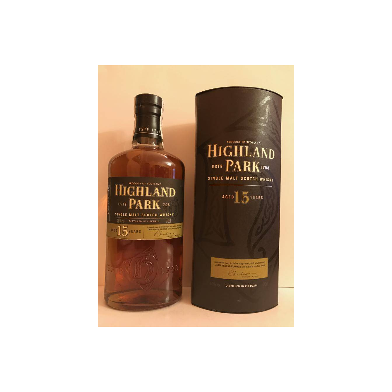 Highland Park 15 Years Single Malt Whisky 2