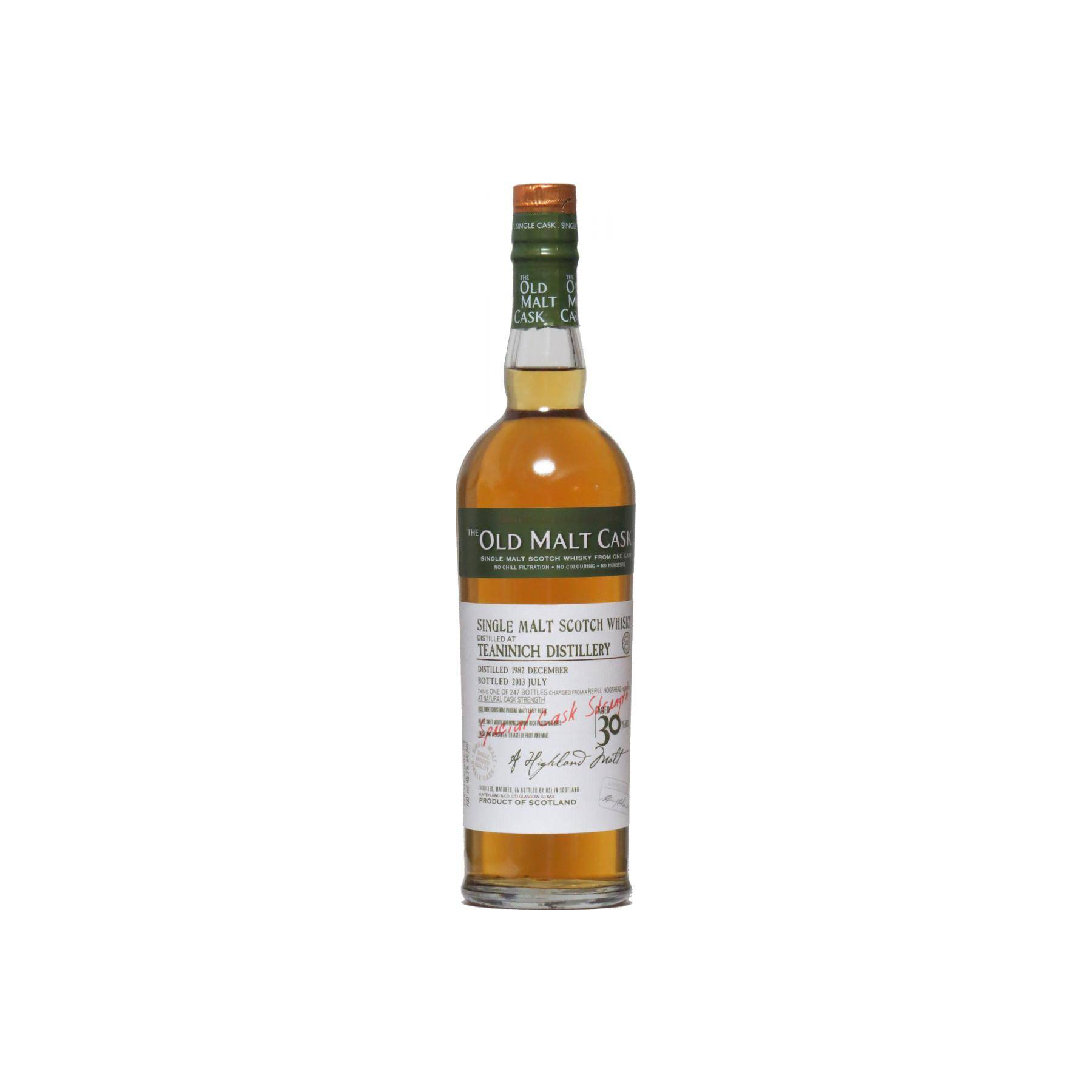 Teaninich 1982 30 Years Single Malt Whisky