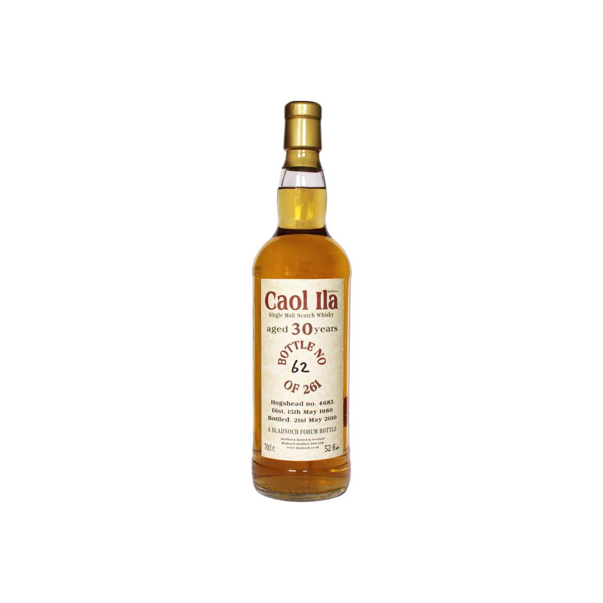 Caol Ila 1980 30 Years Single Malt Whisky