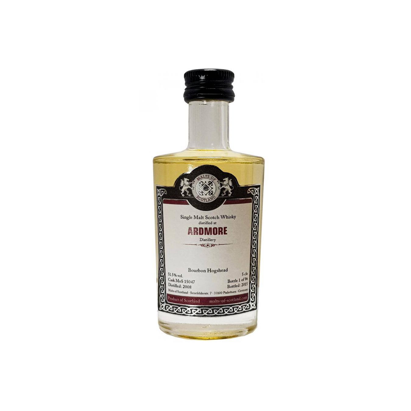 Ardmore Miniature 2008 7 Years Single Malt Whisky 2
