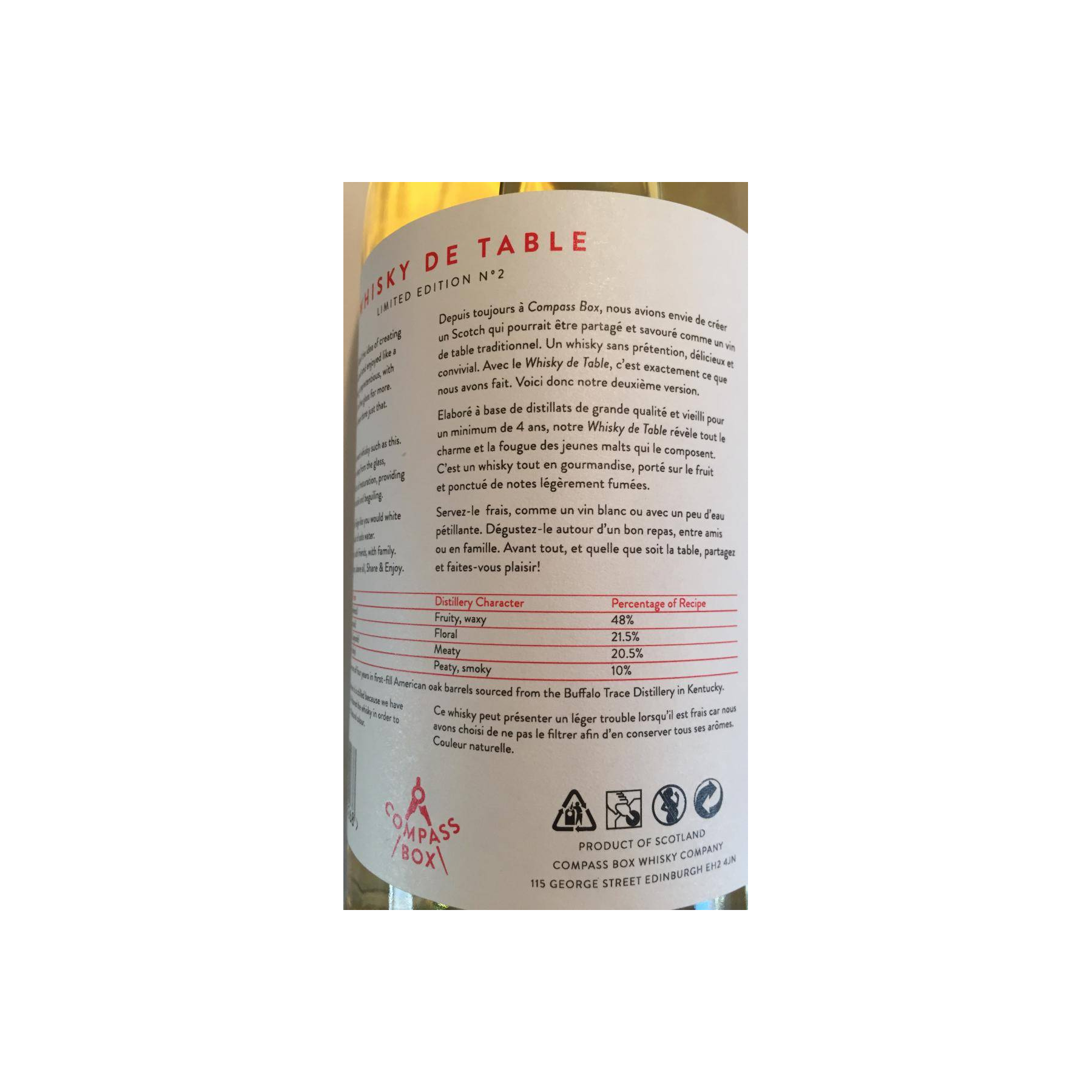 Compass Box Limited Edition 4 Years Blended Malt Whisky 3
