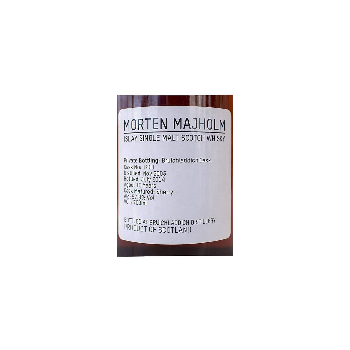 Bruichladdich Private Bottling 2003 10 Years Single Malt Whisky 2