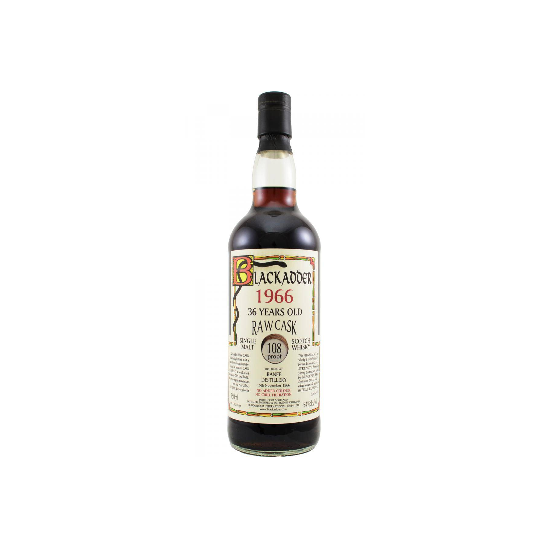 Banff Raw Cask 1966 36 Years Single Malt Whisky