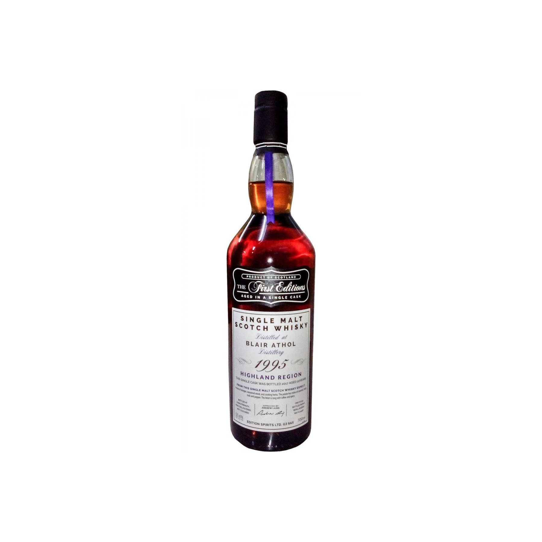 Blair Athol The First Editions 1995 22 Years Single Malt Whisky