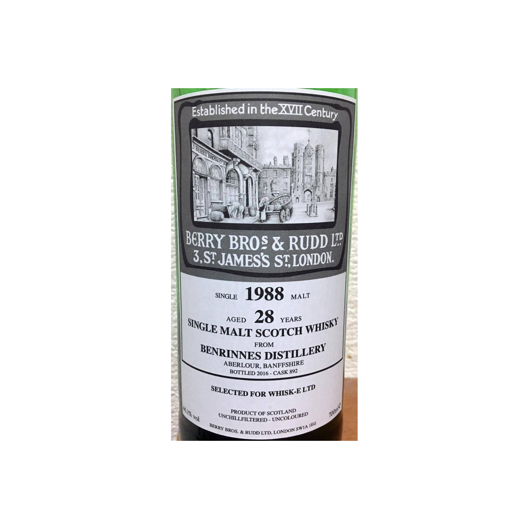 Benrinnes 1988 28 Years Single Malt Whisky 2