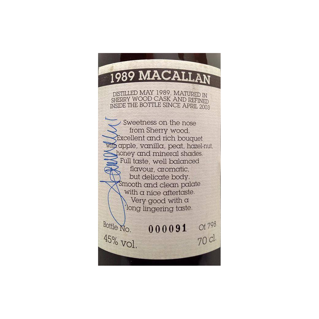 The Macallan 1989 13 Years Single Malt Whisky 3