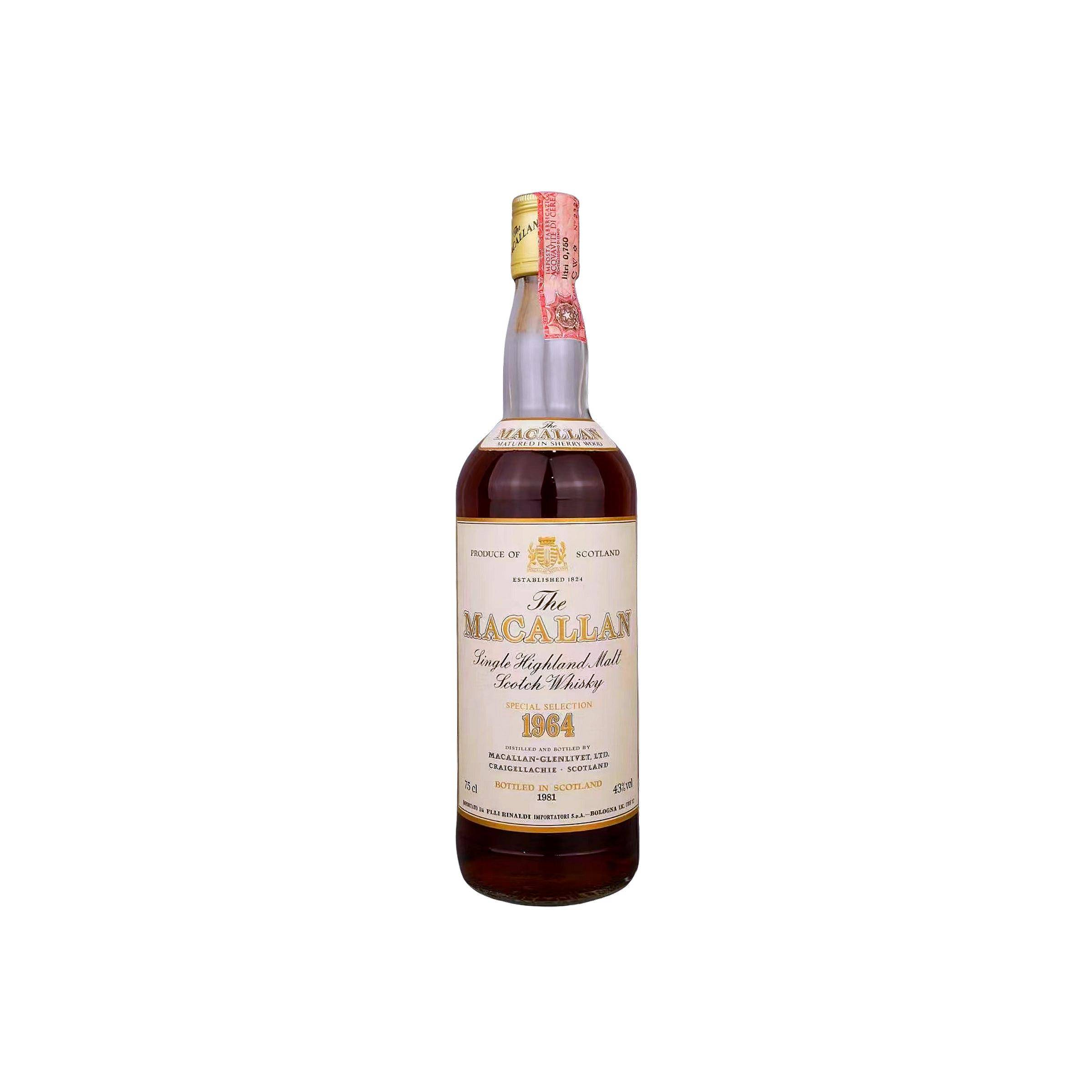 The Macallan 1964 17 Years Single Malt Whisky
