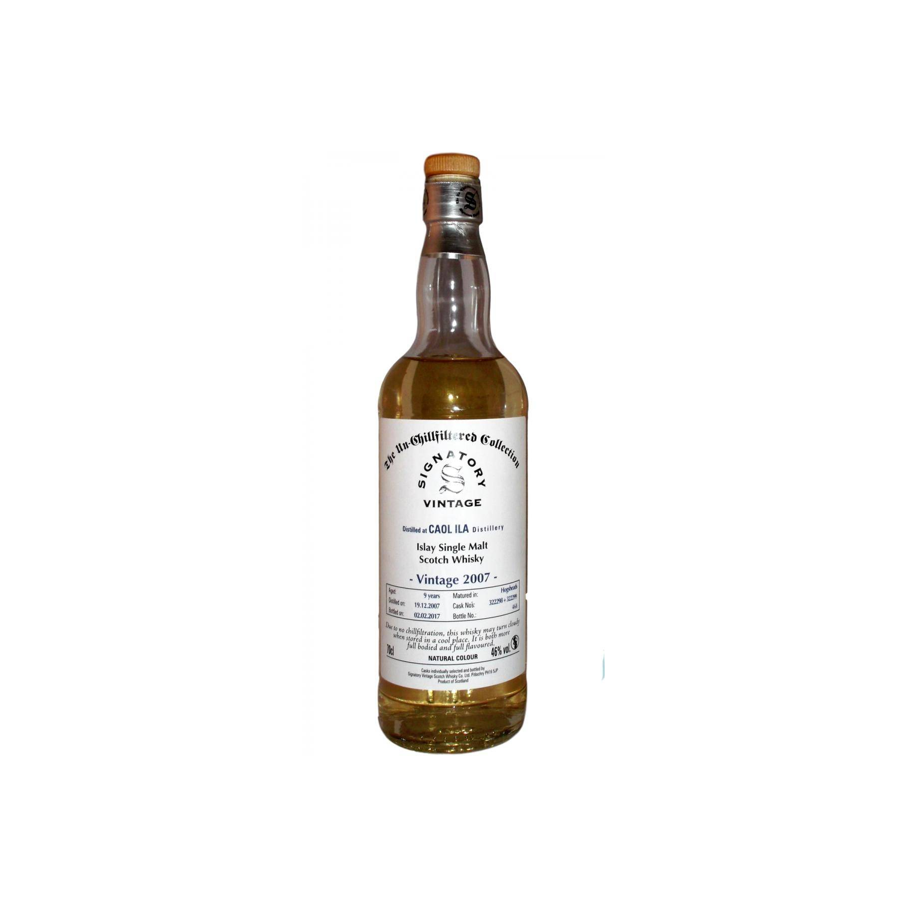 Caol Ila The Un-Chillfiltered Collection 2007 8 Years Single Malt Whisky