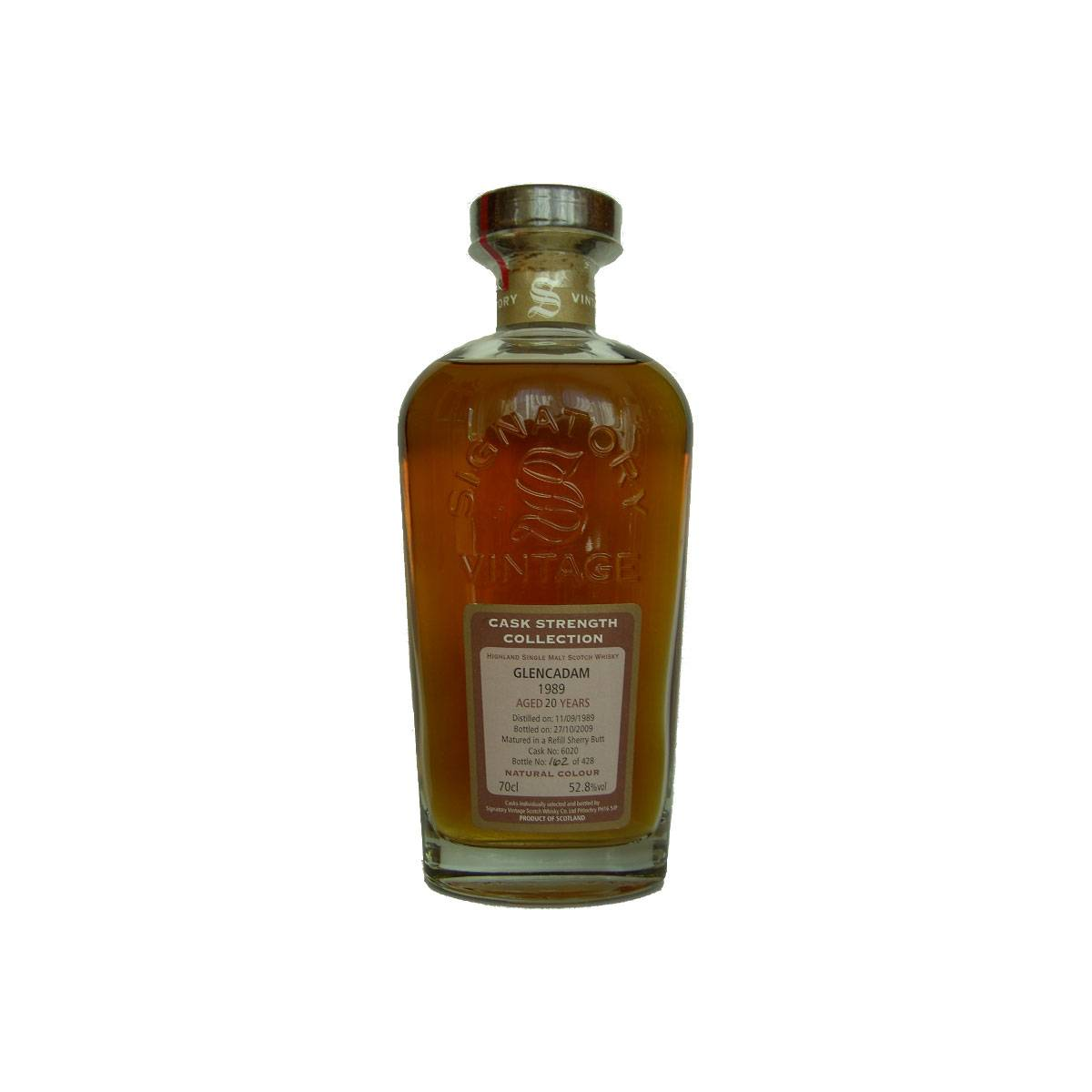 Glencadam Cask Strength Collection 1989 20 Years Single Malt Whisky