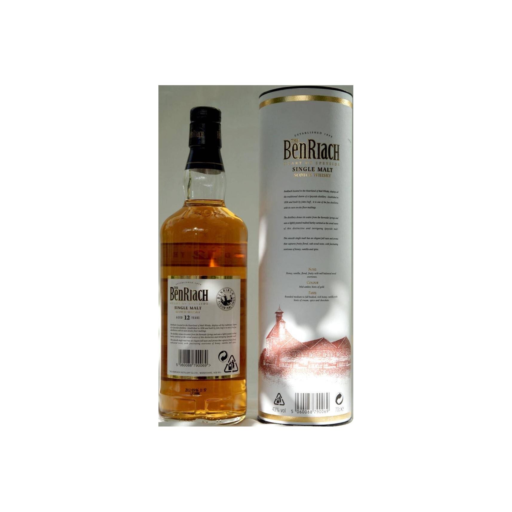 BenRiach 12 Years Single Malt Whisky 3