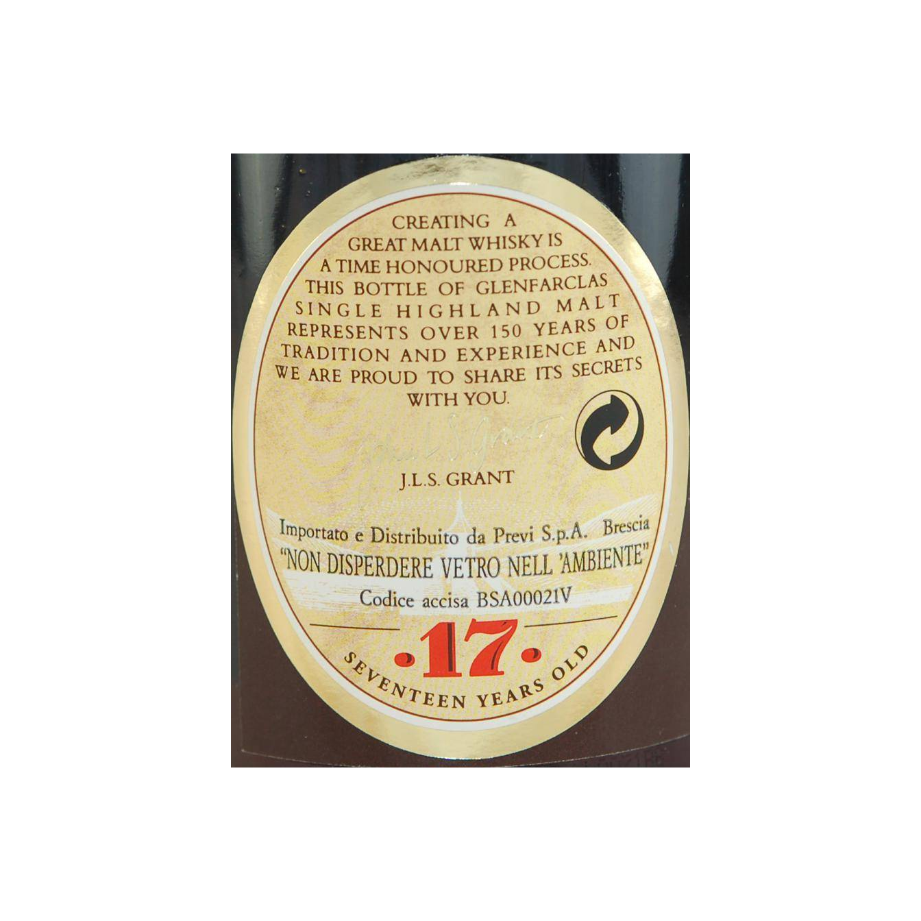 Glenfarclas 17 Years Single Malt Whisky 3
