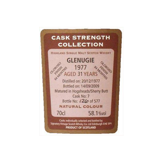 Glenugie Cask Strength Collection 1977 31 Years Single Malt Whisky 2