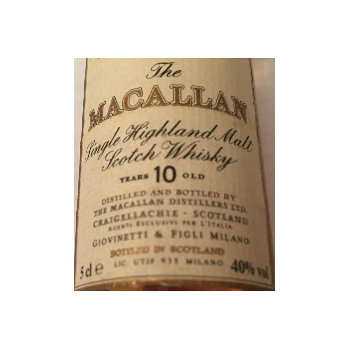 The Macallan 10 Years Single Malt Whisky 2