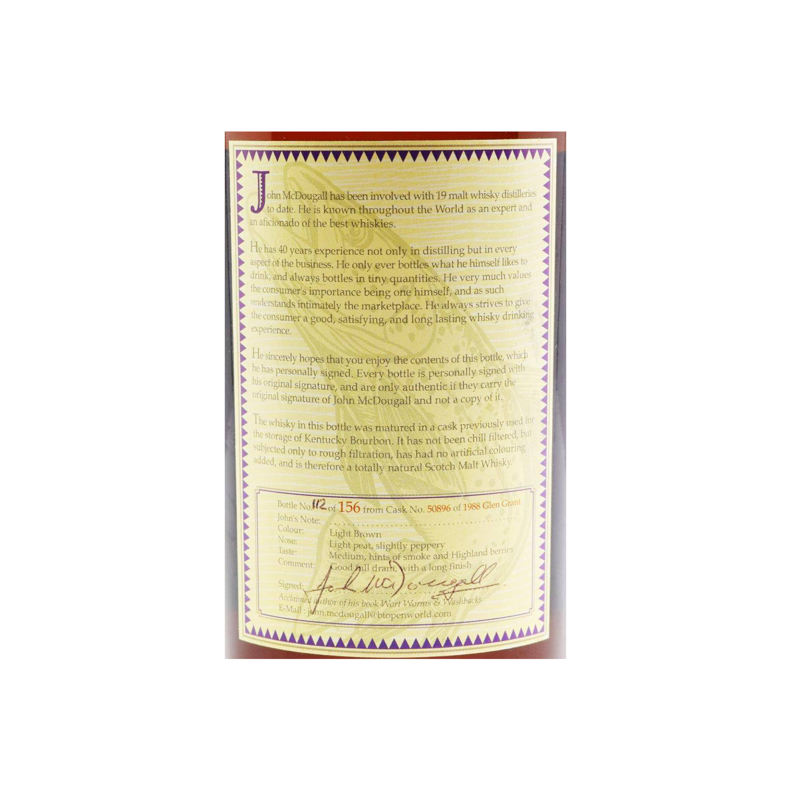 Glen Grant 1988 14 Years Single Malt Whisky 2
