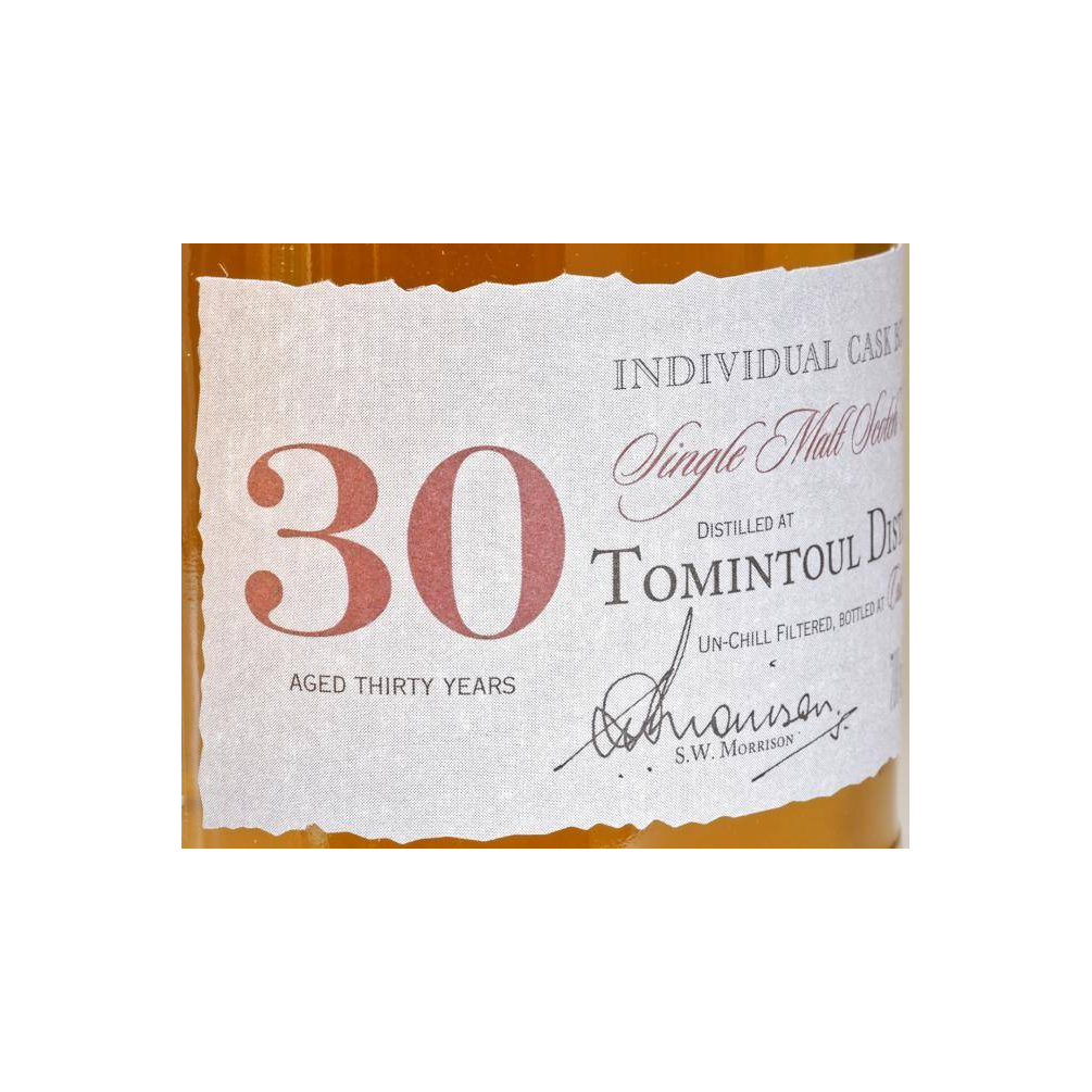 Tomintoul Individual Cask Bottling 1975 30 Years Single Malt Whisky 2