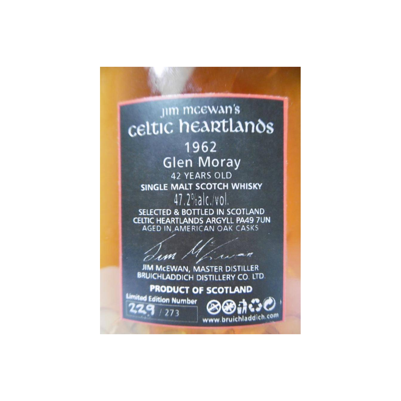 Glen Moray 1962 42 Years Single Malt Whisky 2