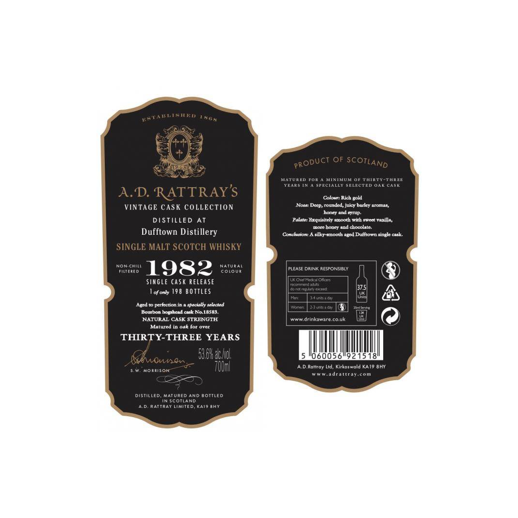 Dufftown 1982 33 Years Single Malt Whisky 2