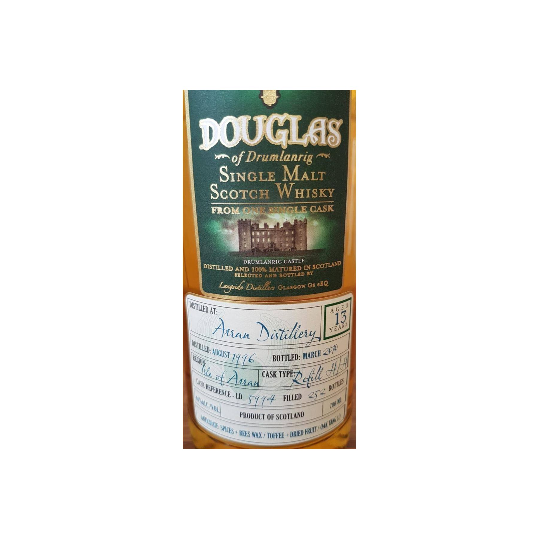 Arran 1996 13 Years Single Malt Whisky 2