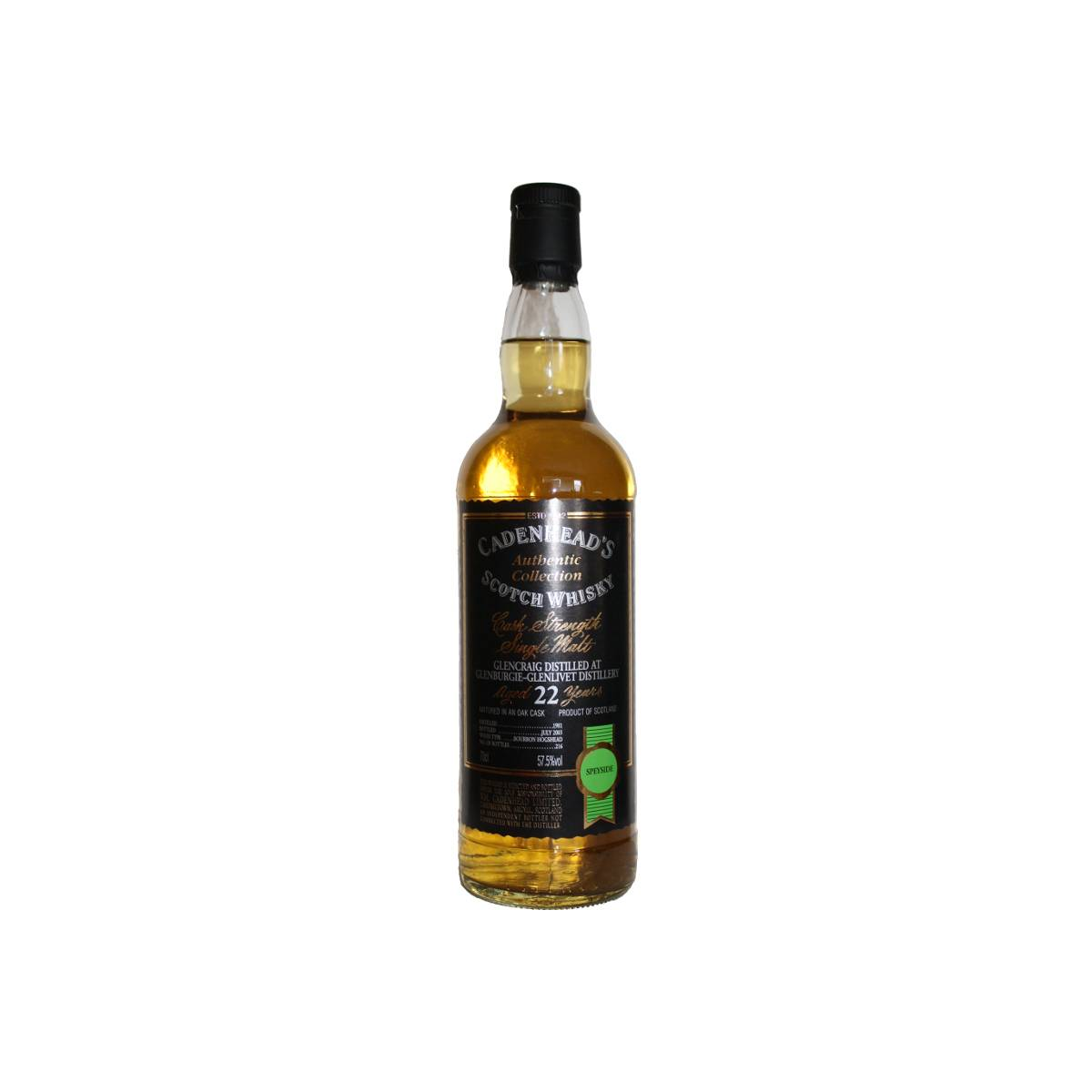 Glenburgie Authentic Collection 1981 22 Years Single Malt Whisky