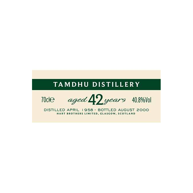 Tamdhu Finest Collection 1958 42 Years Single Malt Whisky 2