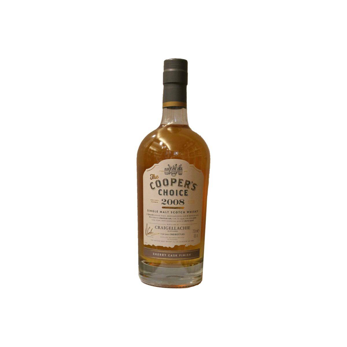 Craigellachie The Cooper's Choice 2008 7 Years Single Malt Whisky 2