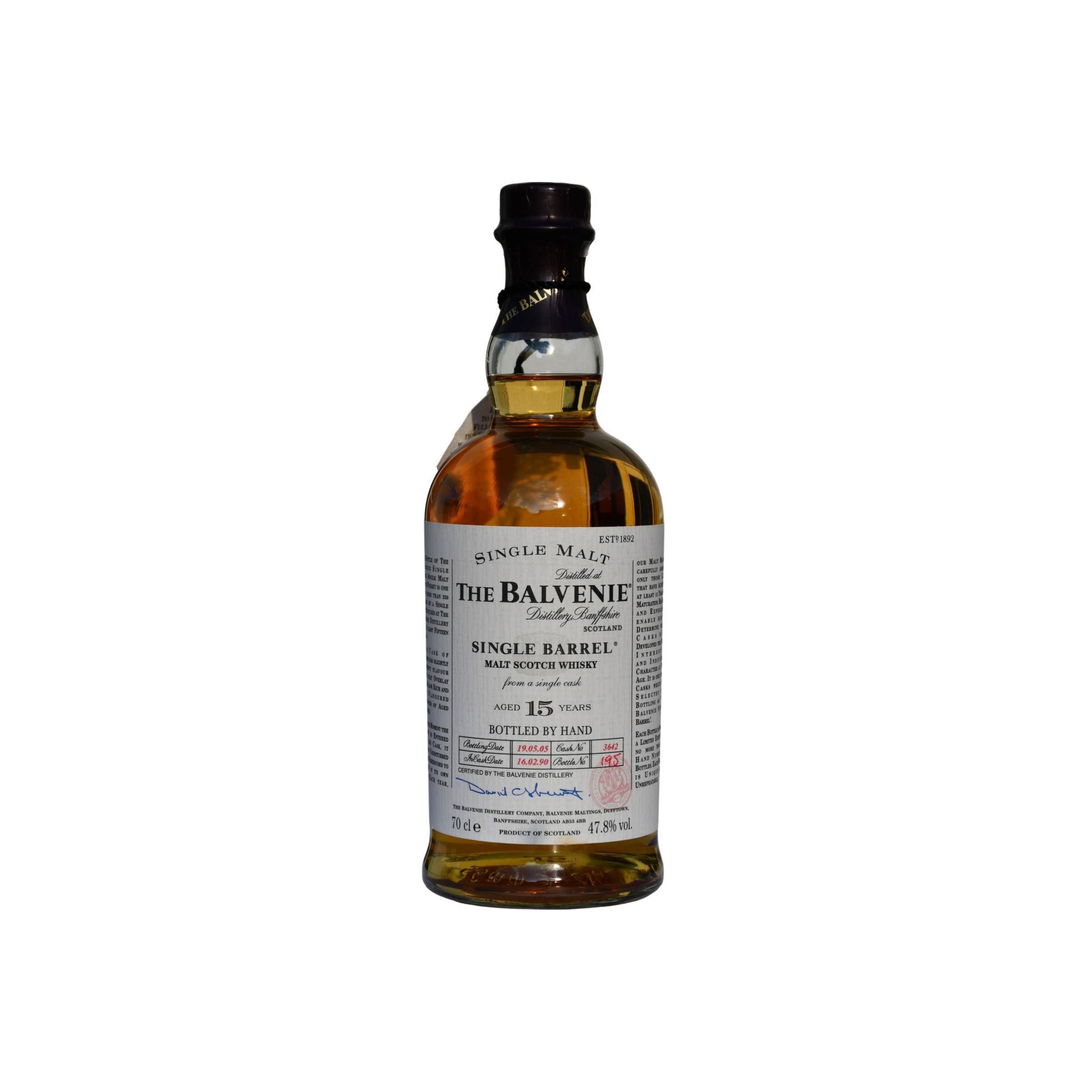 The Balvenie Single Cask 1990 15 Years Single Malt Whisky