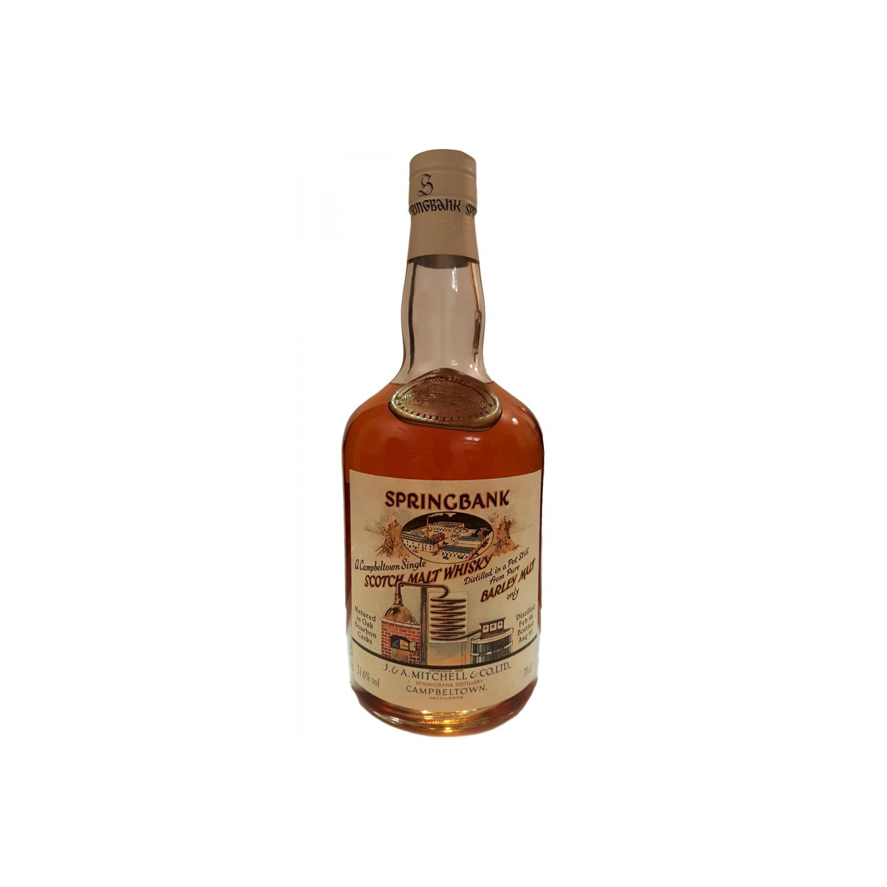 Springbank 1966 31 Years Single Malt Whisky