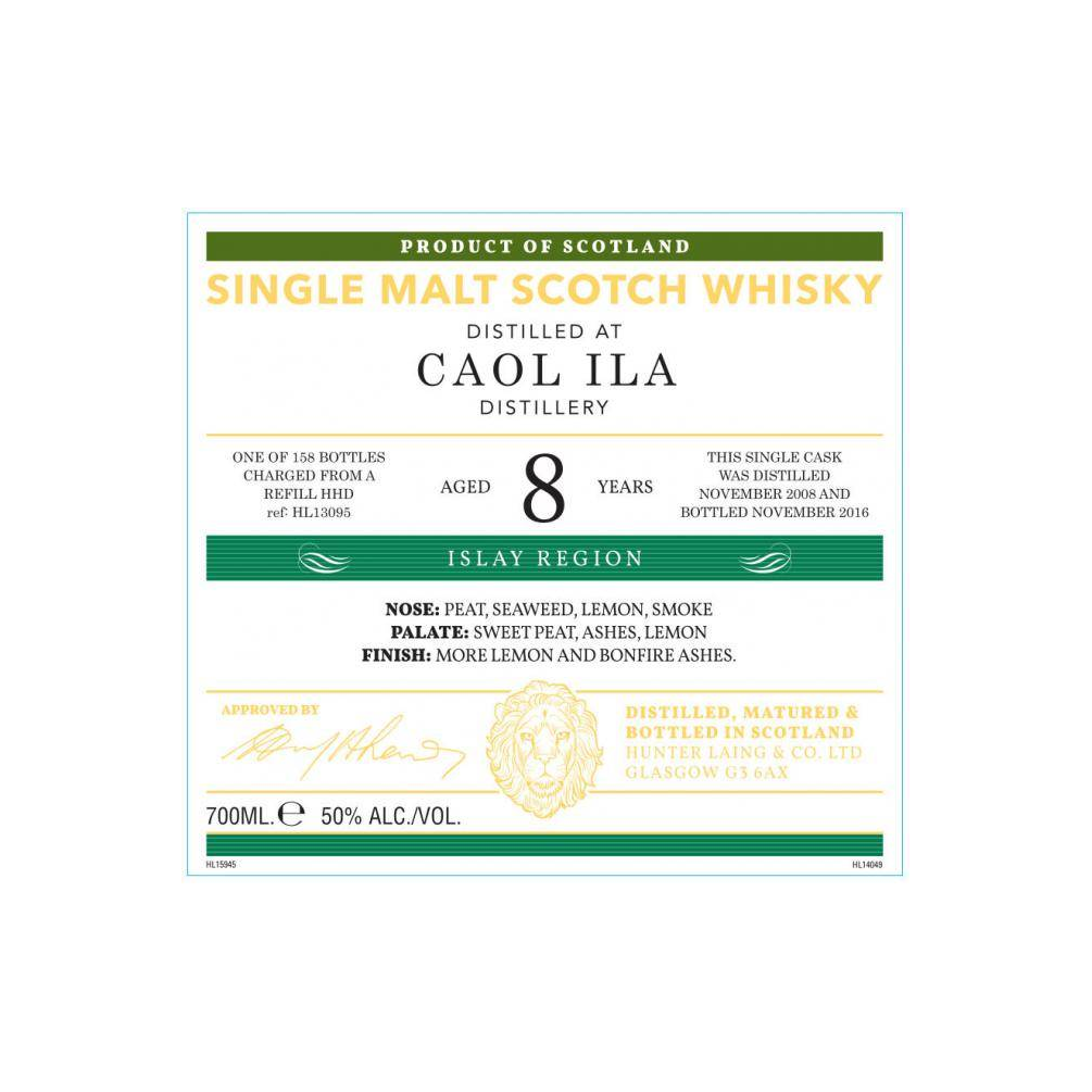Caol Ila Old Malt Cask 2008 8 Years Single Malt Whisky
