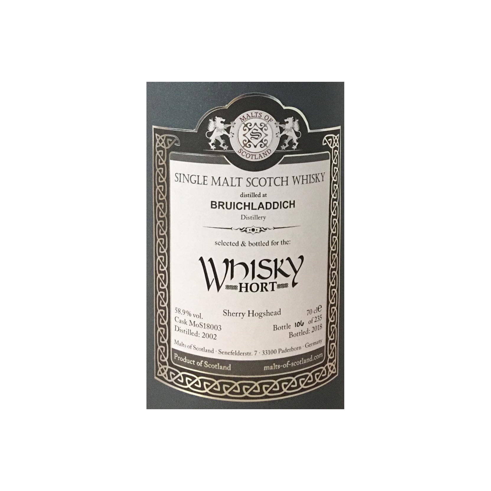 Bruichladdich 2002 16 Years Single Malt Whisky 2