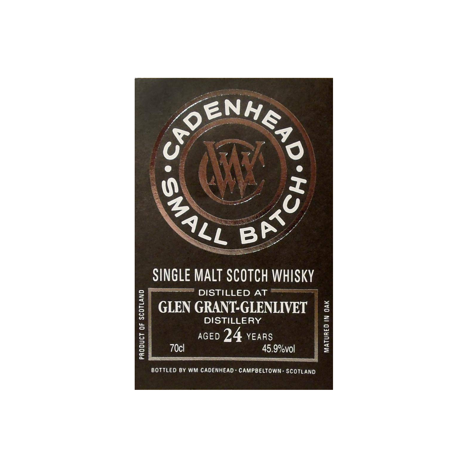 Glen Grant Small Batch 1992 24 Years Single Malt Whisky 3