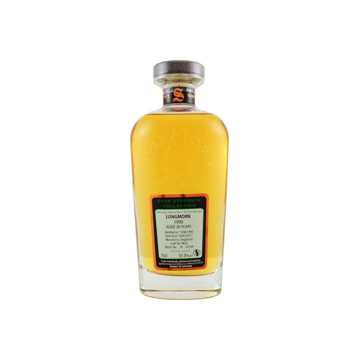 Longmorn Cask Strength Collection 1990 26 Years Single Malt Whisky