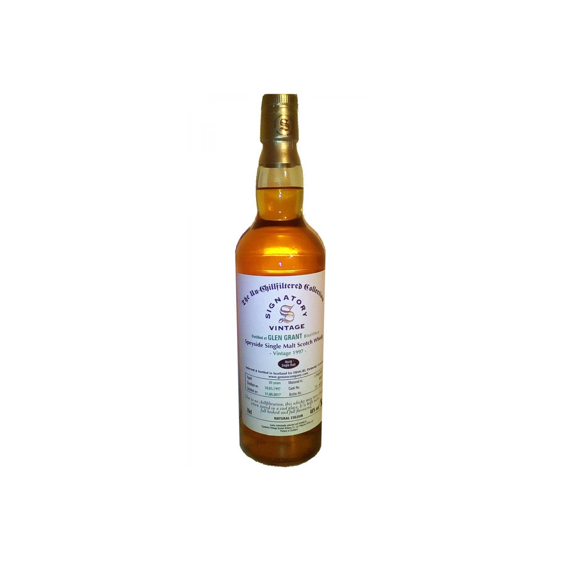 Glen Grant The Un-Chillfiltered Collection 1997 20 Years Single Malt Whisky
