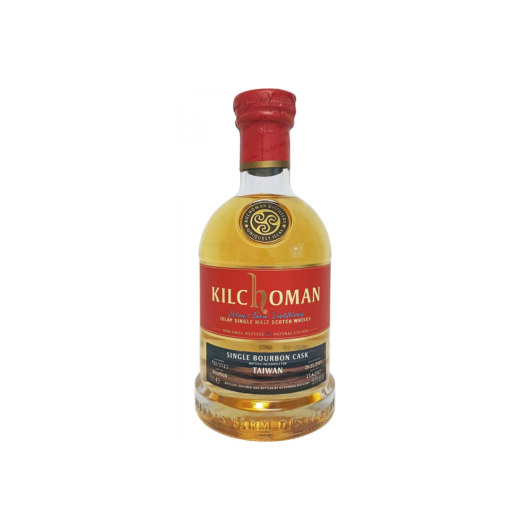 Kilchoman 2010 6 Years Single Malt Whisky