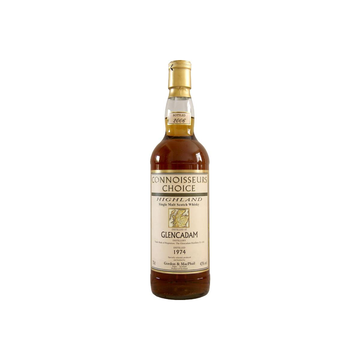 Glencadam Connoisseurs Choice 1974 31 Years Single Malt Whisky