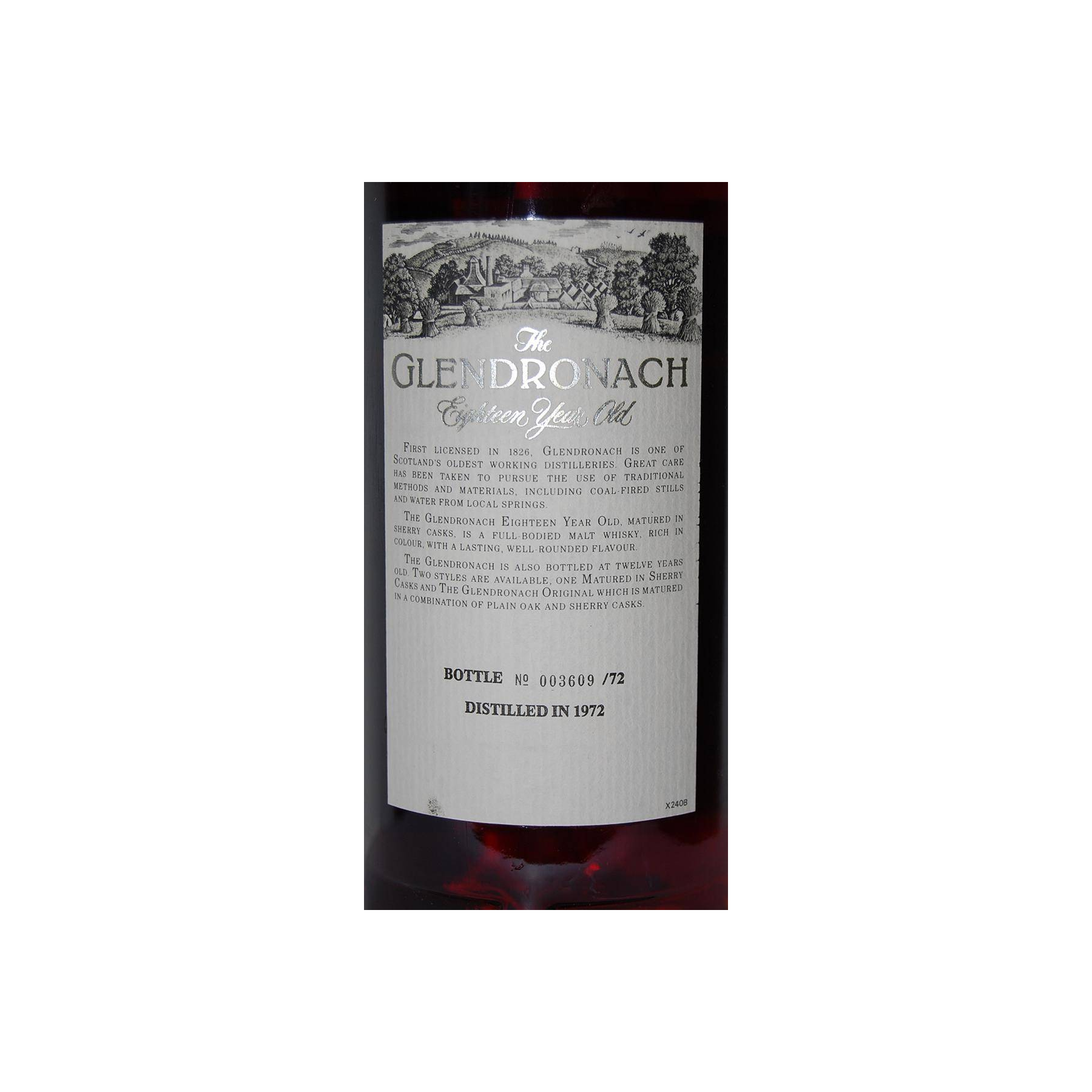 GlenDronach 1972 18 Years Single Malt Whisky 2