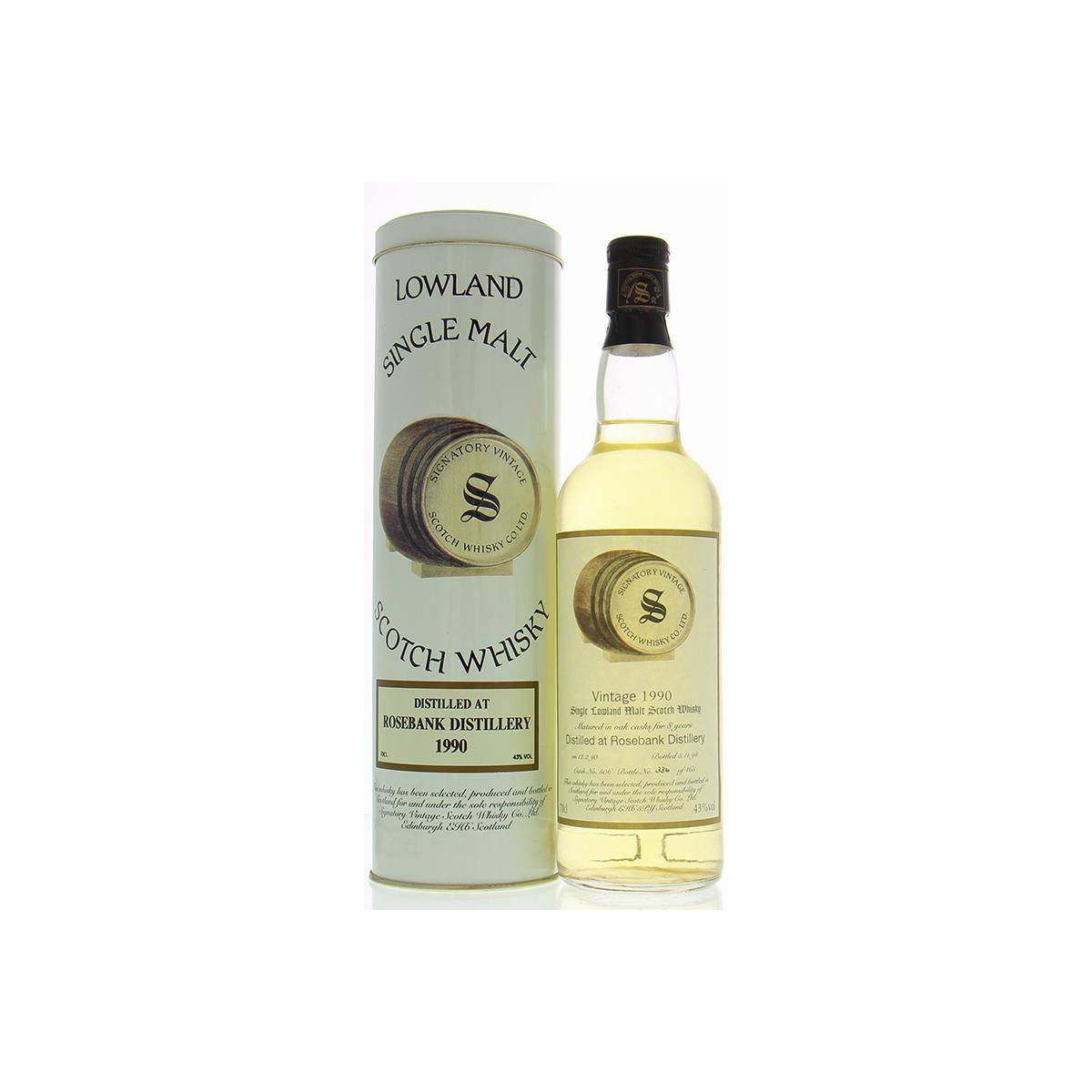 Rosebank Vintage Collection 1990 8 Years Single Malt Whisky 2