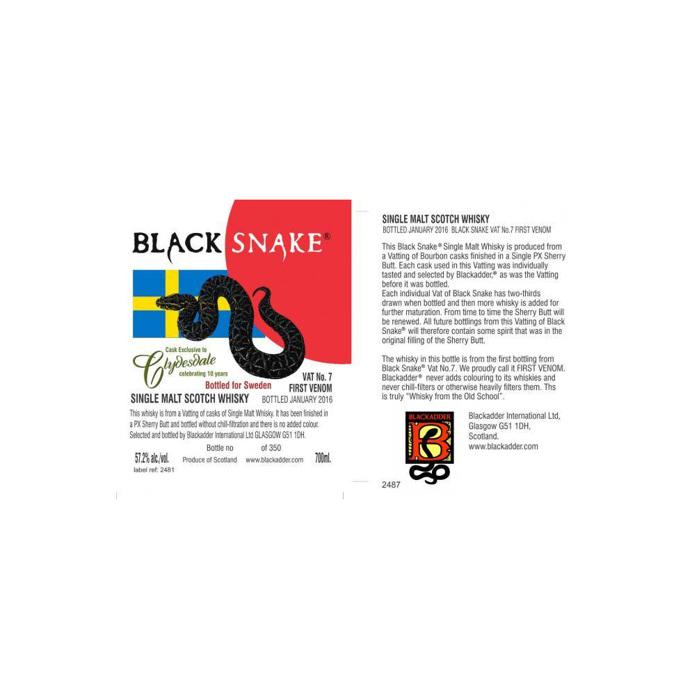 Blackadder Single Malt Whisky 3
